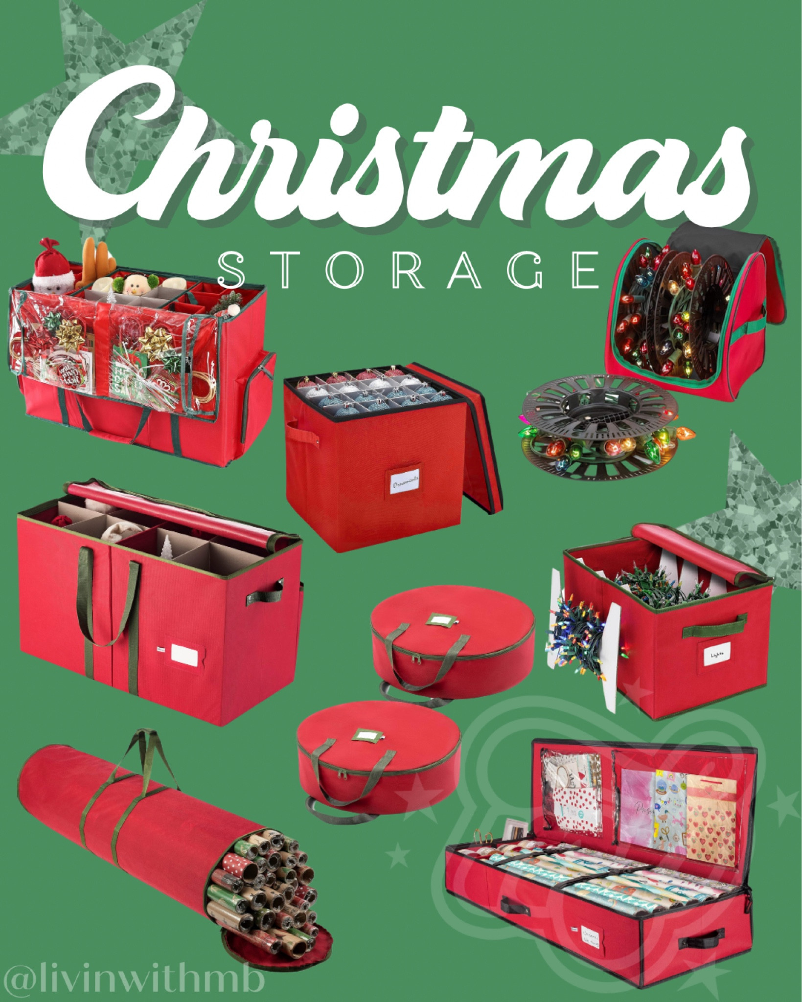 Christmas decor storage from Amazon!

#LTKSeasonal #LTKhome #LTKHoliday
