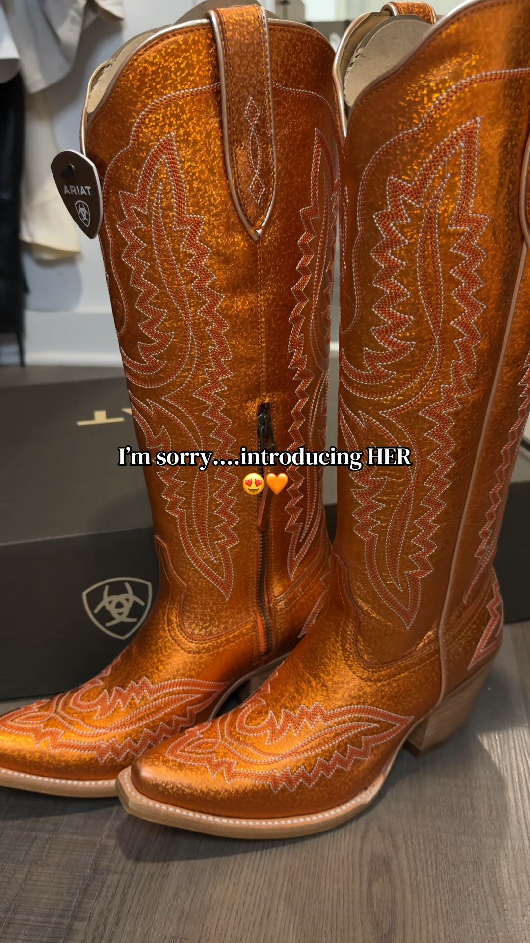 Cowboy boots! These are so fun. They are waitlisted so sign up to be notified!