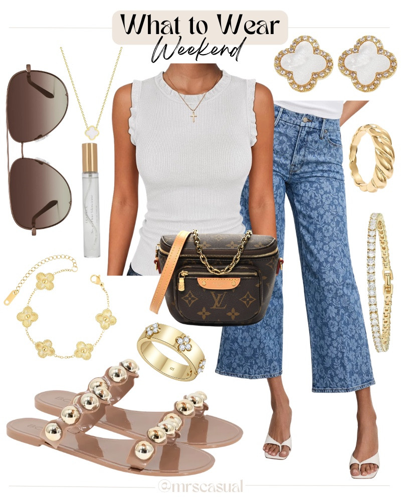 Weekend plans? Start with great denim and a classic tank 💙✨🔗⬇️

#LTKmomlife #LTKSeasonal #LTKOver40