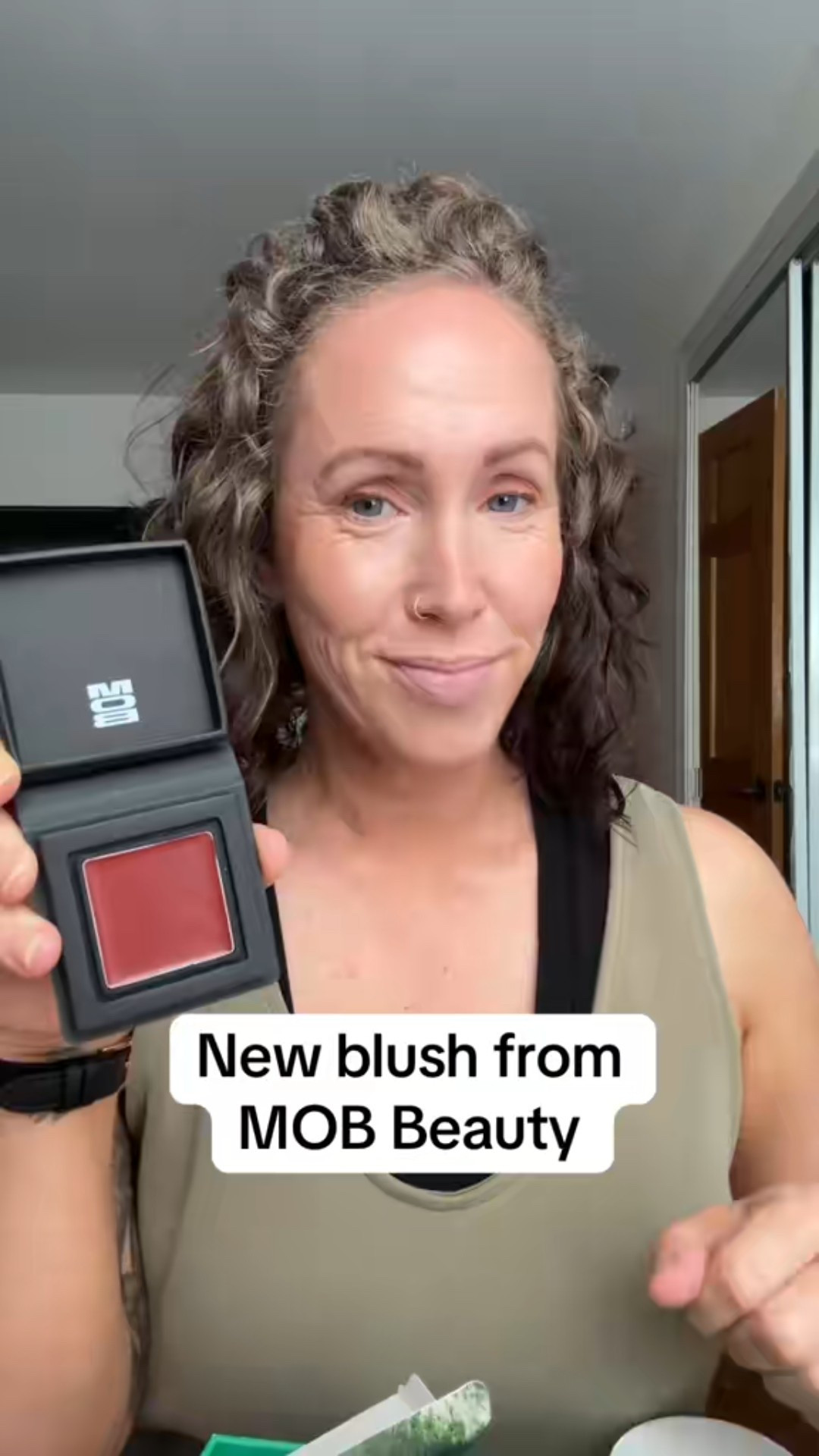 New blush from @MOB Beauty and @Monica Ravichandran #creamblush #creamclayblush #mobbeauty #cleanbeauty 