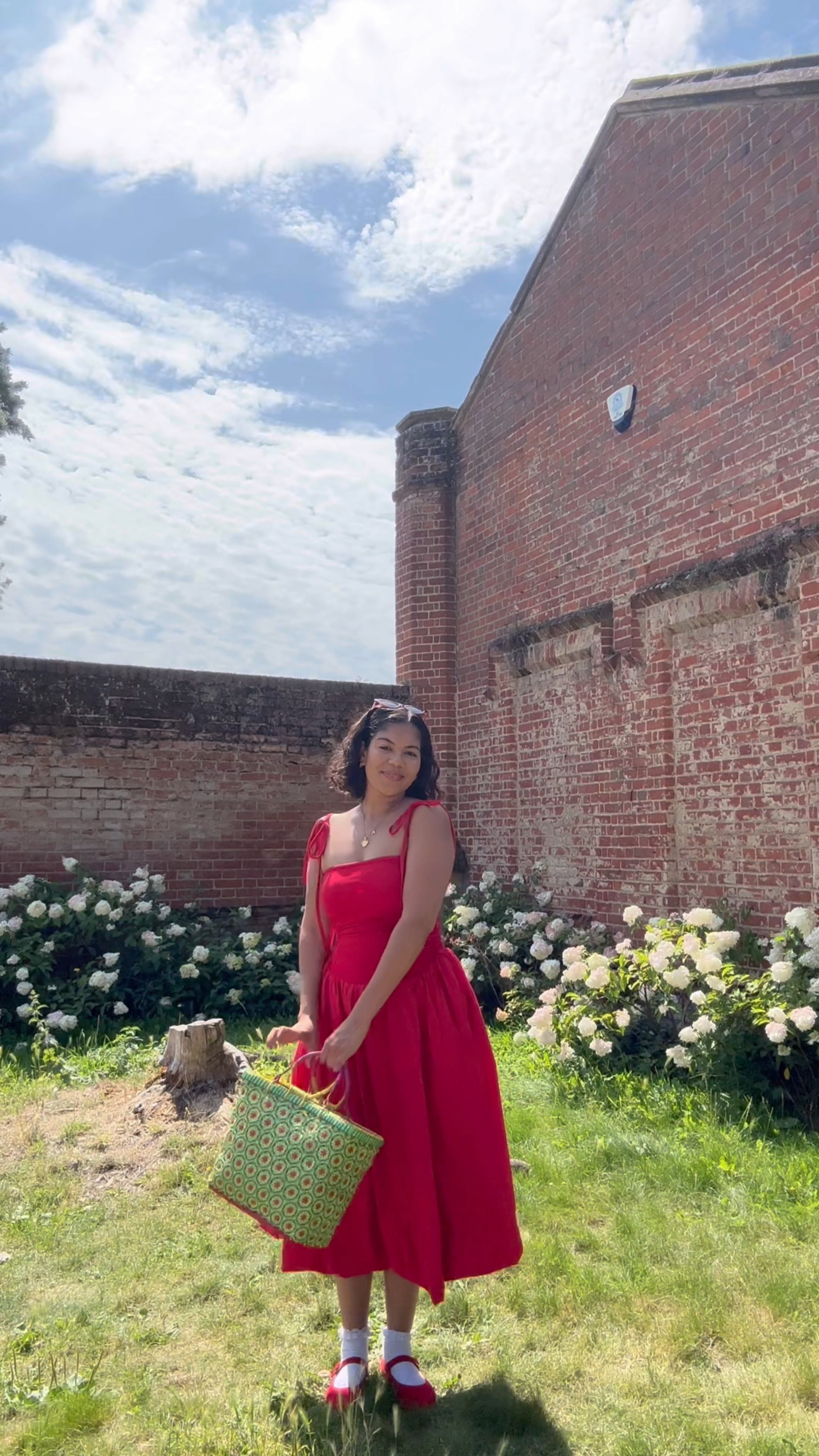 Summer dressing red chilly dress 