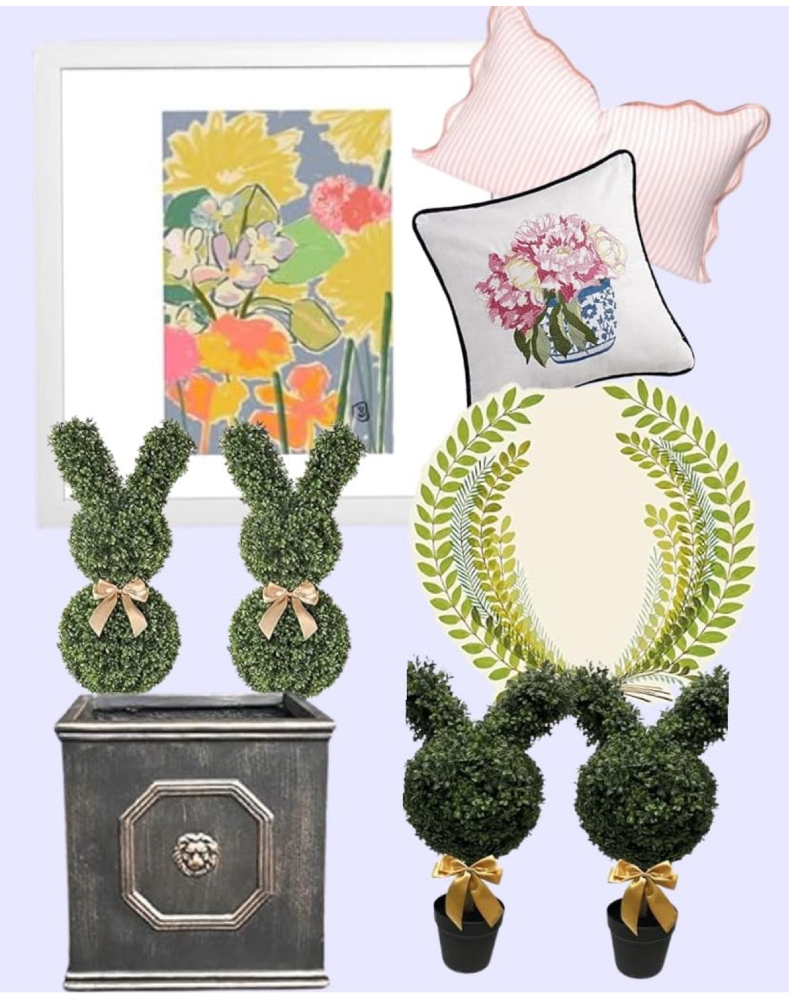 Easter/ spring decor, Harding, bunny Easter bunny, front door, indoor, outdoor, placemat, accent pillows, art, planters, accent pillows, topiaries bunnies with bows, Amazon Easter decor

#LTKSeasonal #LTKFindsUnder50 #LTKHome