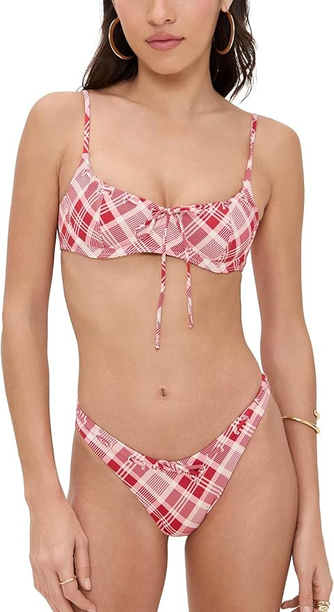Frankies Bikinis Women's x Bella Hadid Cola Top | Amazon (US)