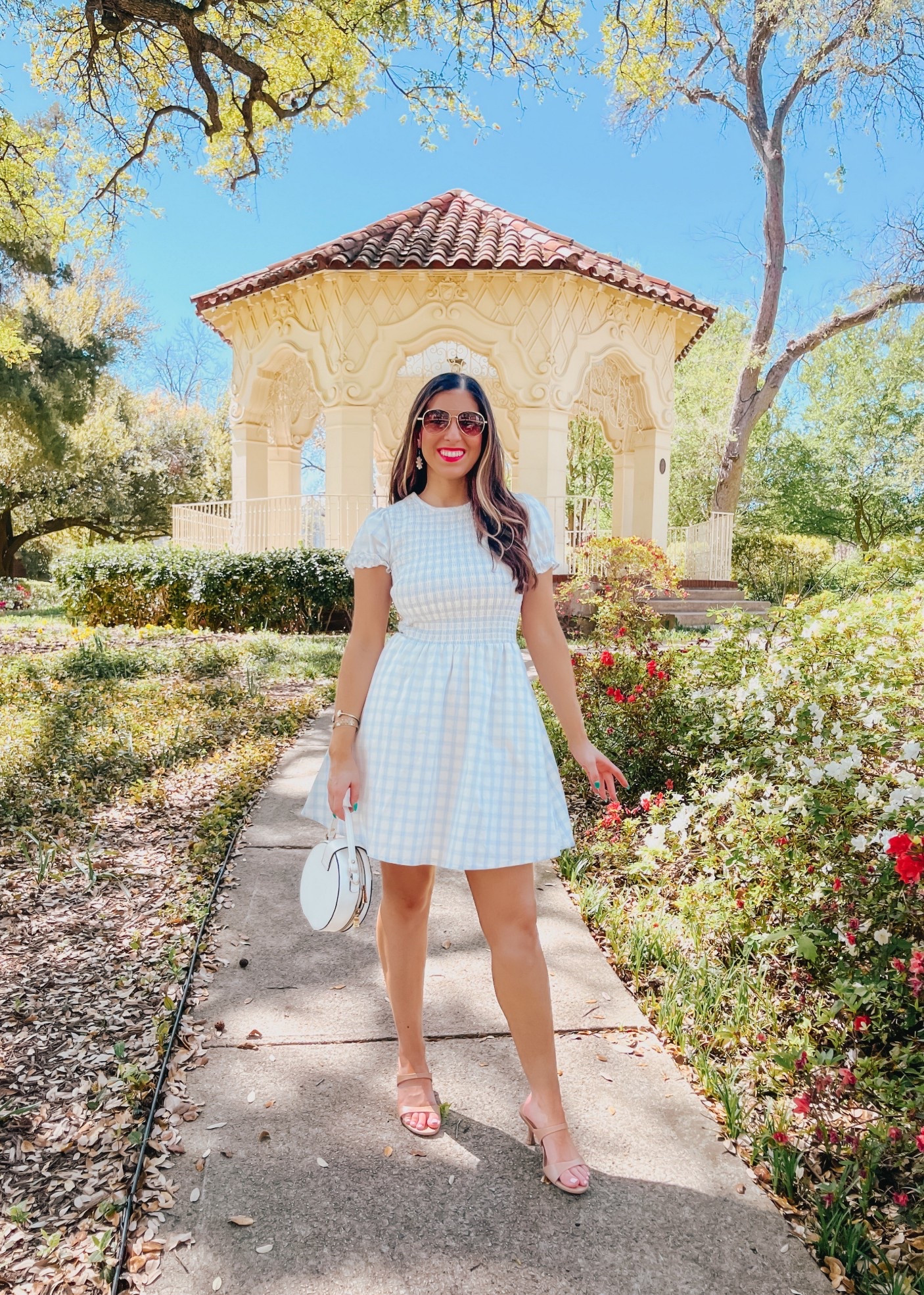 Smocked Spring Dress 👗 from Target Style! Blue plaid mini dress on sale 25% off. Fits true to size. 


#LTKSeasonal #LTKTravel #LTKootd