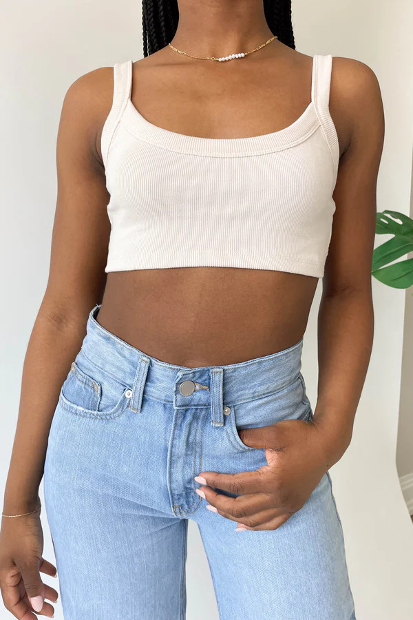 Bowie Bralette in Eggshell | Grey Bandit