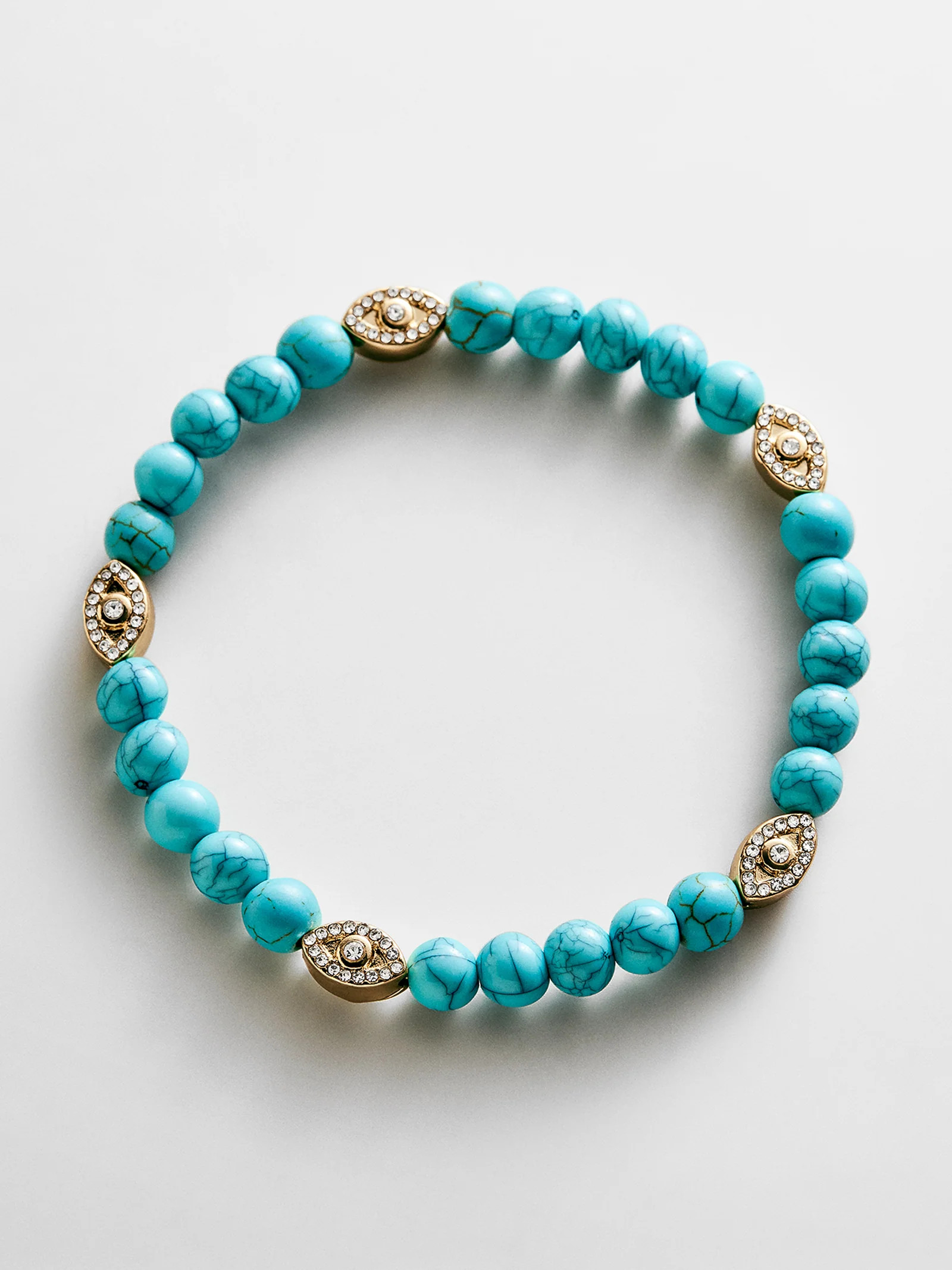 Peace of Mind Semi-Precious Bracelet - Evil Eye | BaubleBar