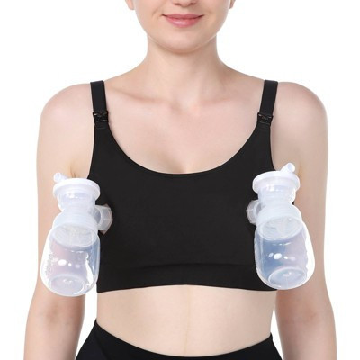 Momcozy Pumping Bra - Black - M | Target