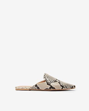 Textured Pointed Toe Mules | Express