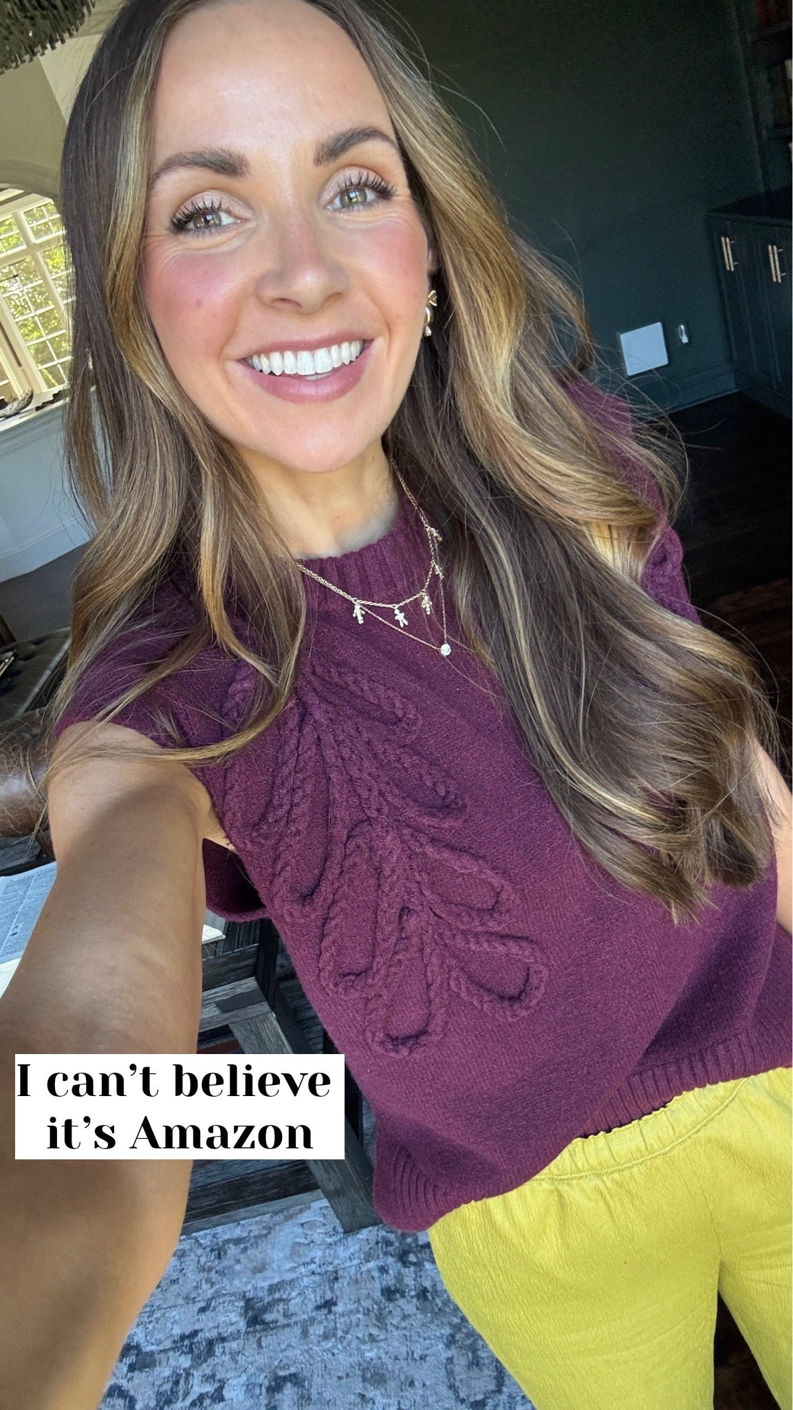 It’s still warm here so this @amazon sweater is perfect with the best details! Get your true size

#LTKgrwm