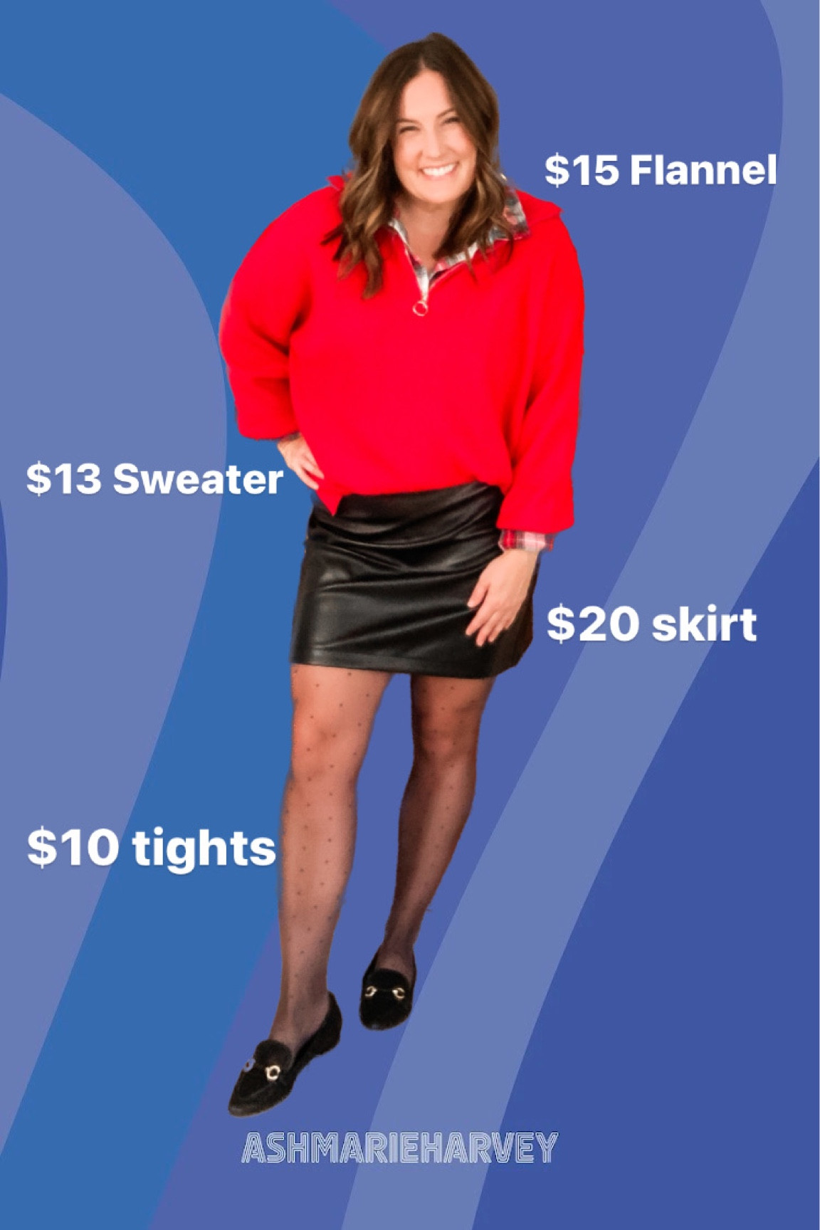 Faux leather skirt fit 

#LTKHoliday #LTKCyberWeek #LTKSeasonal
