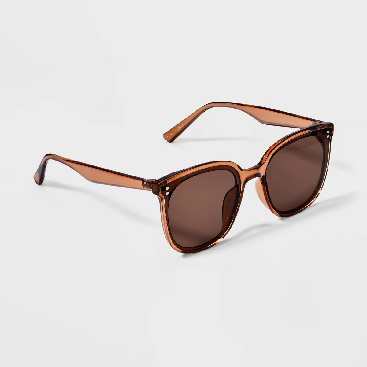 Women's Plastic Round Sunglasses - Wild Fable™ Brown | Target