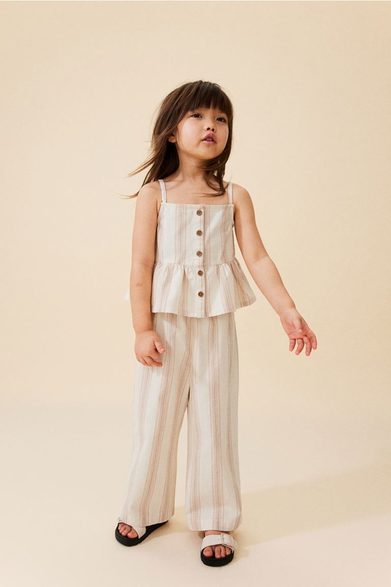 2-piece Set - Cream/striped - Kids | H&M US | H&M (US + CA)