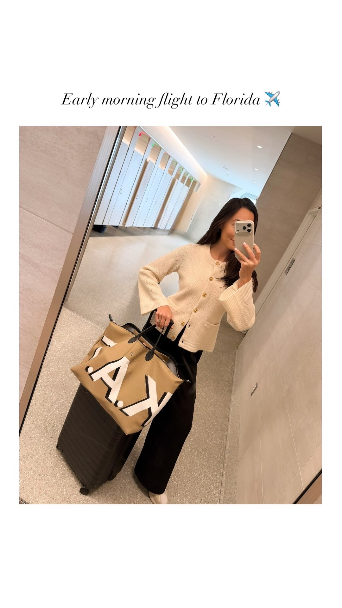 Early morning flight to Florida ✈️travel outfit, luggage.

#LTKootd #LTKTravel #LTKSeasonal
