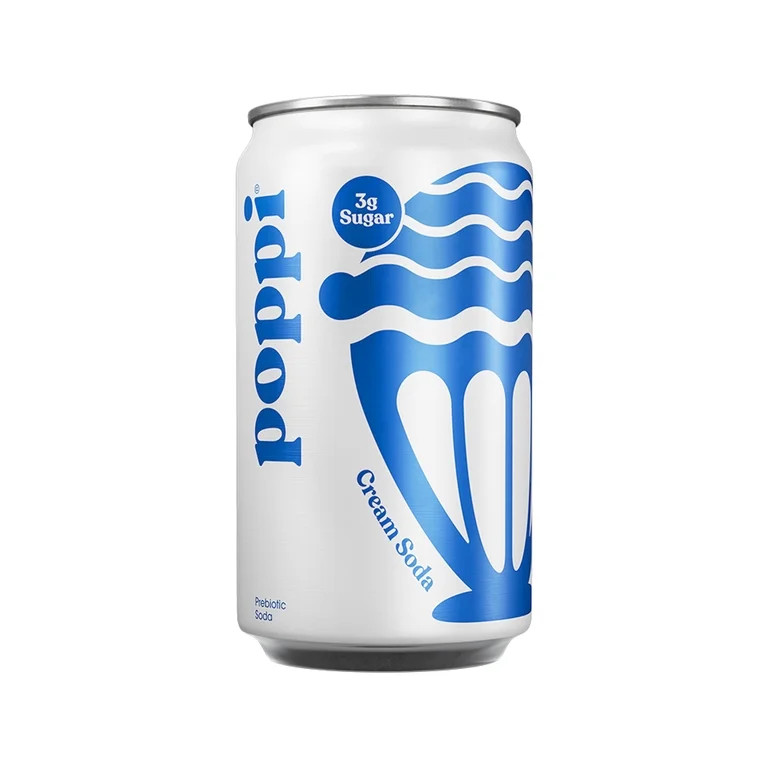 poppi Cream Soda Prebiotic Soda, 7.5 oz, 1 Single Can | Walmart (US)