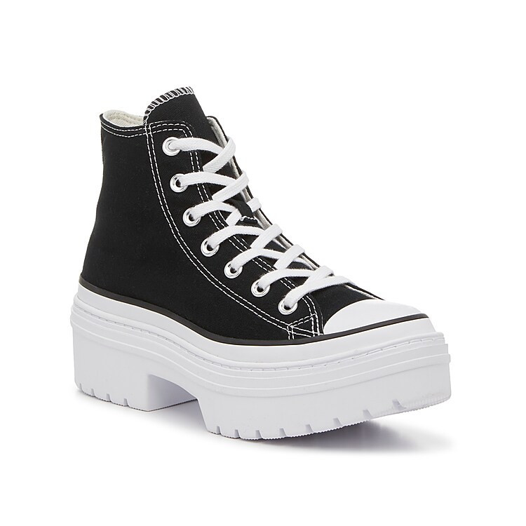 Converse Chuck Taylor Lugg Heel HighTop Sneaker | Women's | Black | Size 8 | Sneakers | DSW