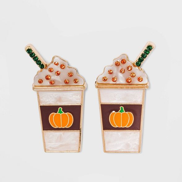 SUGARFIX by BaubleBar Pumpkin Latte Drop Earrings - White | Target