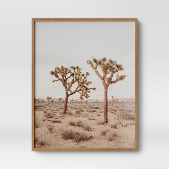 24" x 30" Joshua Tree Framed Print - Threshold™ | Target