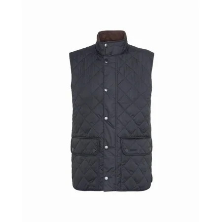 Barbour Navy Blue Padded Design Vest (Men s) | Walmart (US)