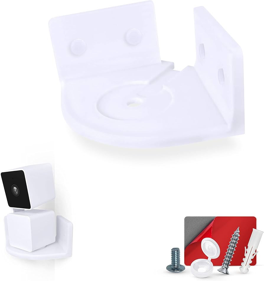 Corner Wall Mount for Wyze Cam Pan V3 Security Camera Holder, Screw-in Or VHB Stick On - Easy to ... | Amazon (US)