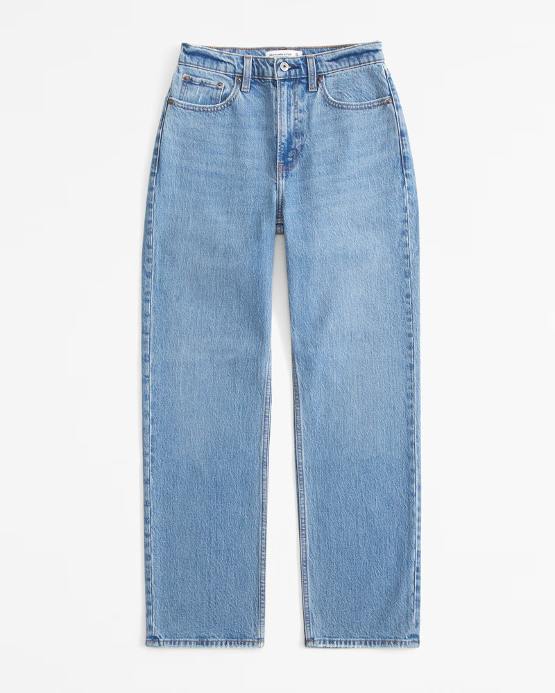 High Rise Vintage Straight Jean | Abercrombie & Fitch (US)