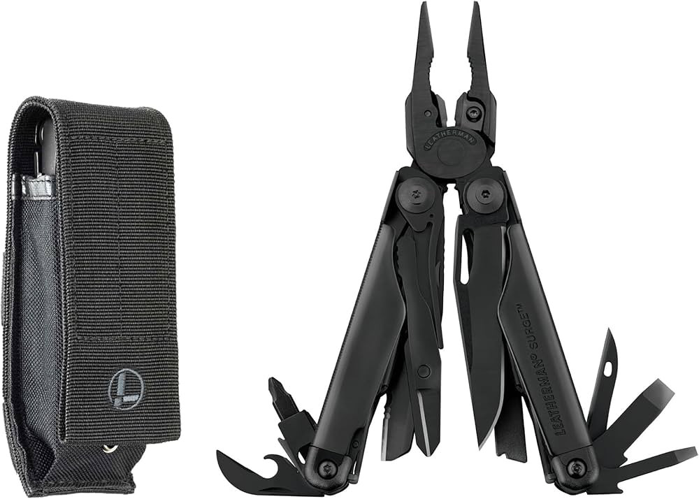 LEATHERMAN, Surge, 21-in-1 Heavy-Duty Multi-tool for Work, Home, Garden, DIY & Auto, Black with M... | Amazon (US)