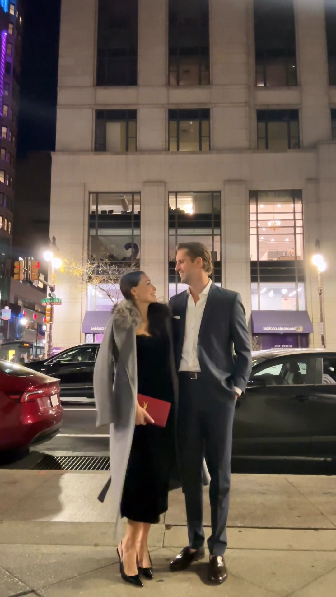 Winter wedding guest, cocktail party, men’s fashion, velvet dress, lace, grey coat, red clutch, formal. 

#LTKHoliday #LTKWatchNow #LTKParties