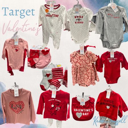 Baby/toddler Target Valentines outfits!! 
#targetfind #target #shopattarget #shoptarget #targetkids #valentines 

#LTKSeasonal #LTKkids #LTKbaby