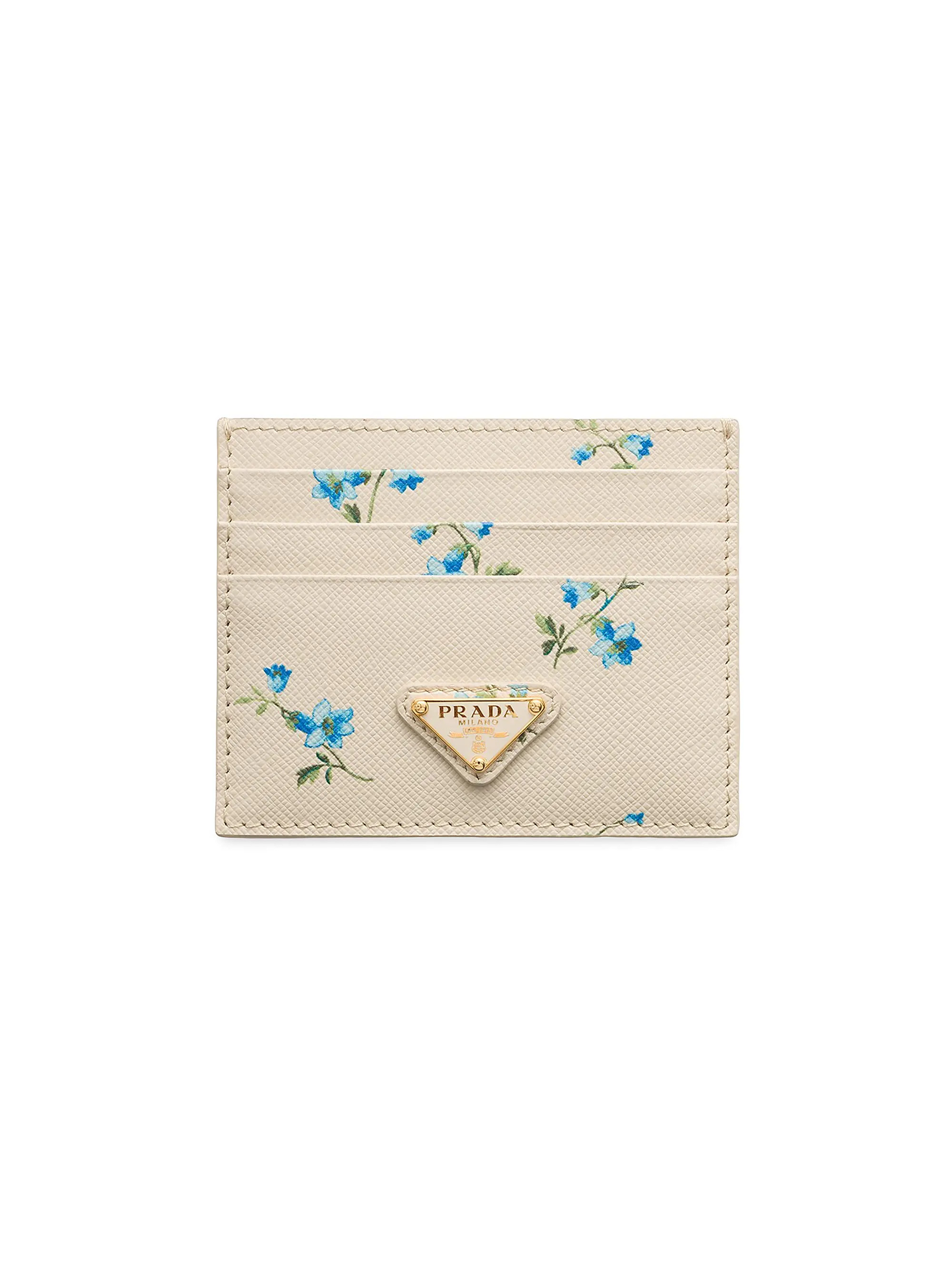 Printed Saffiano Leather Card Holder | Saks Fifth Avenue