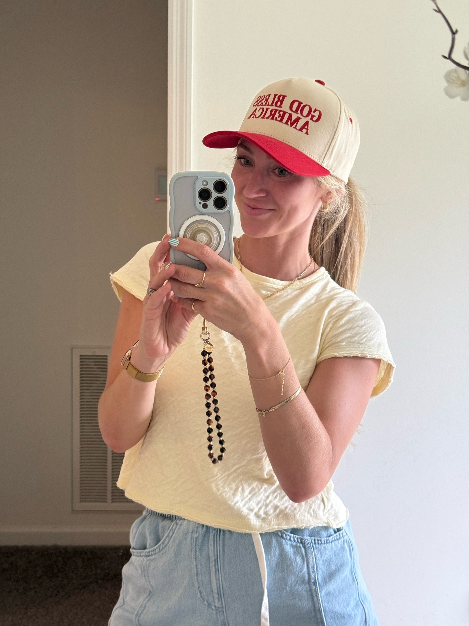 Loving this hat for the fourth! 🇺🇸