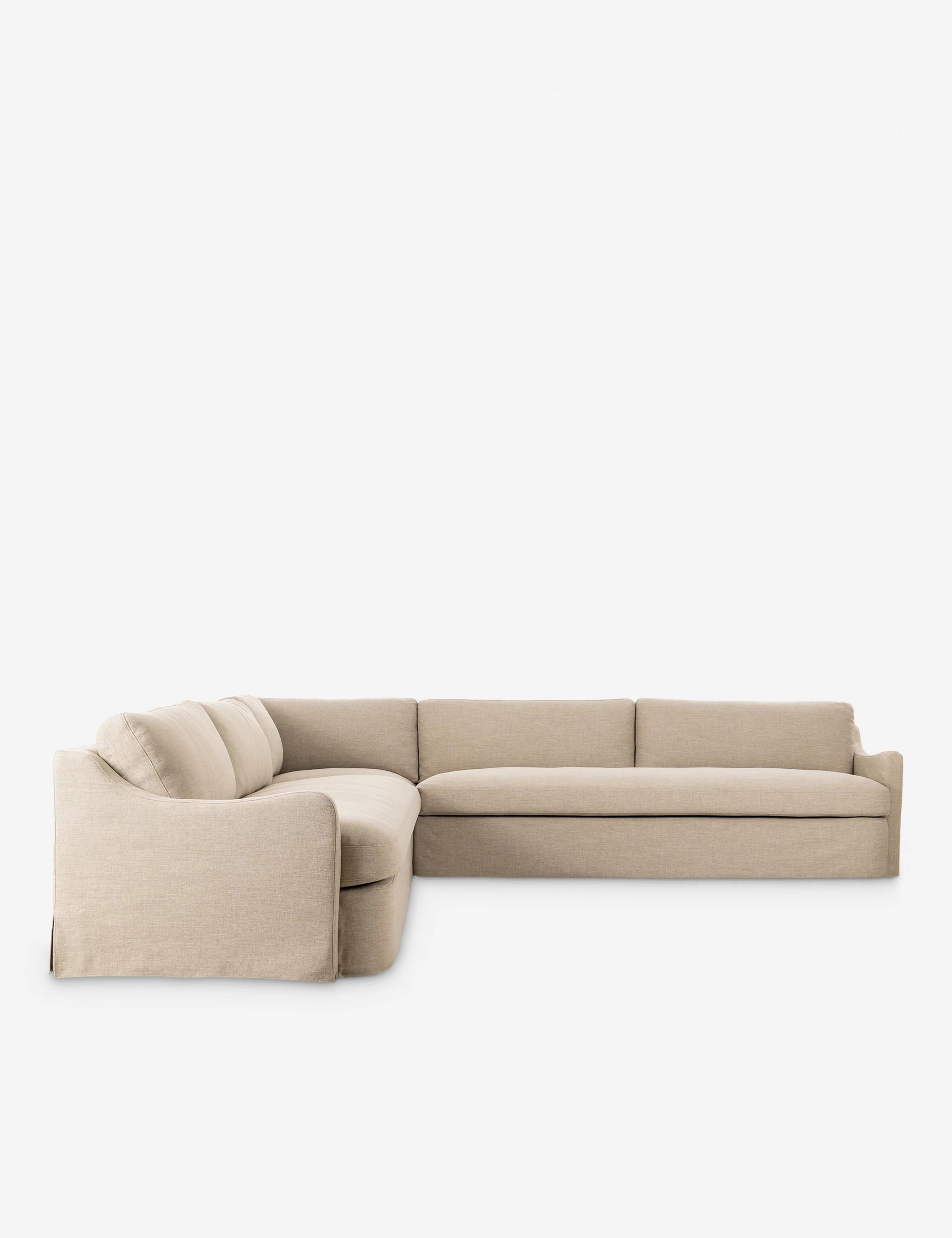 Aurelia Outdoor Sectional Sofa by Amber Lewis x Four Hands, Buff | Lulu and Georgia 