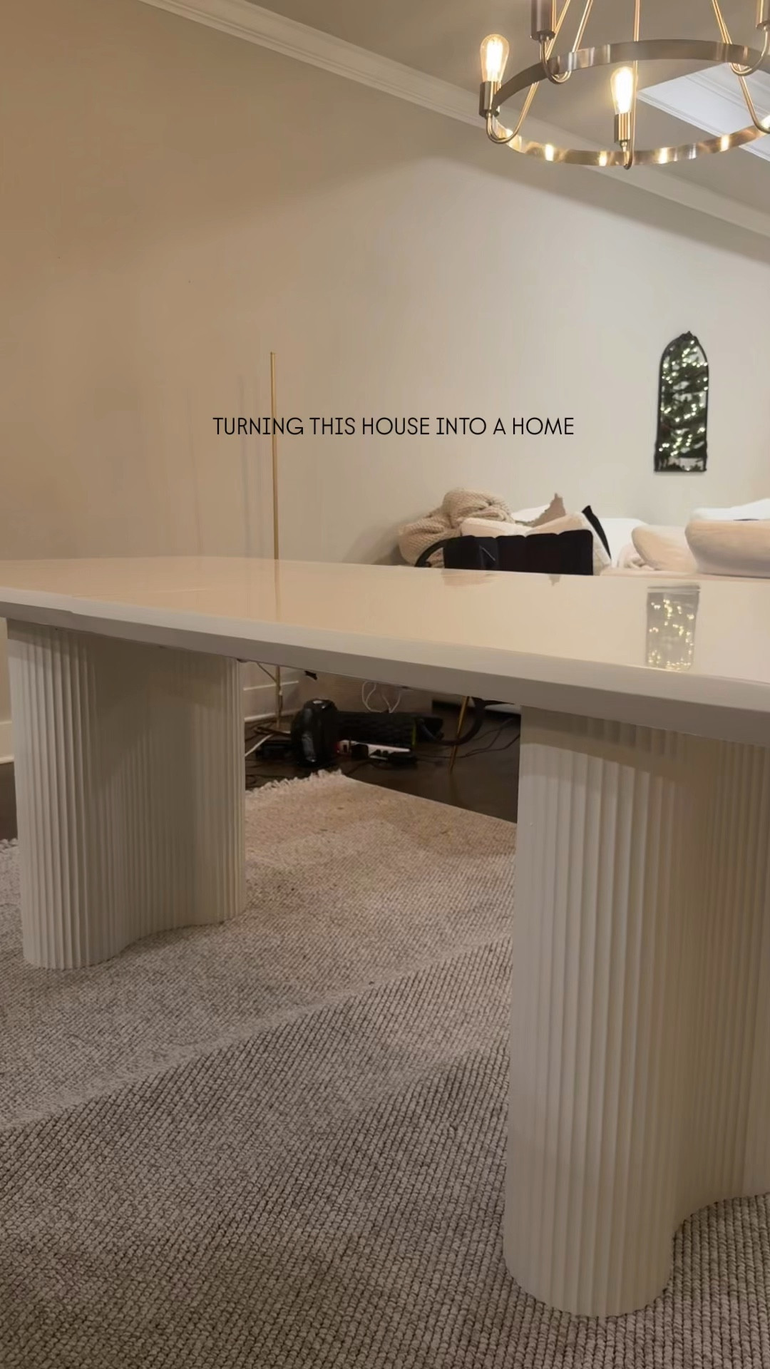 Loving my new dining table and cozy warm beige rug 

#LTKHome