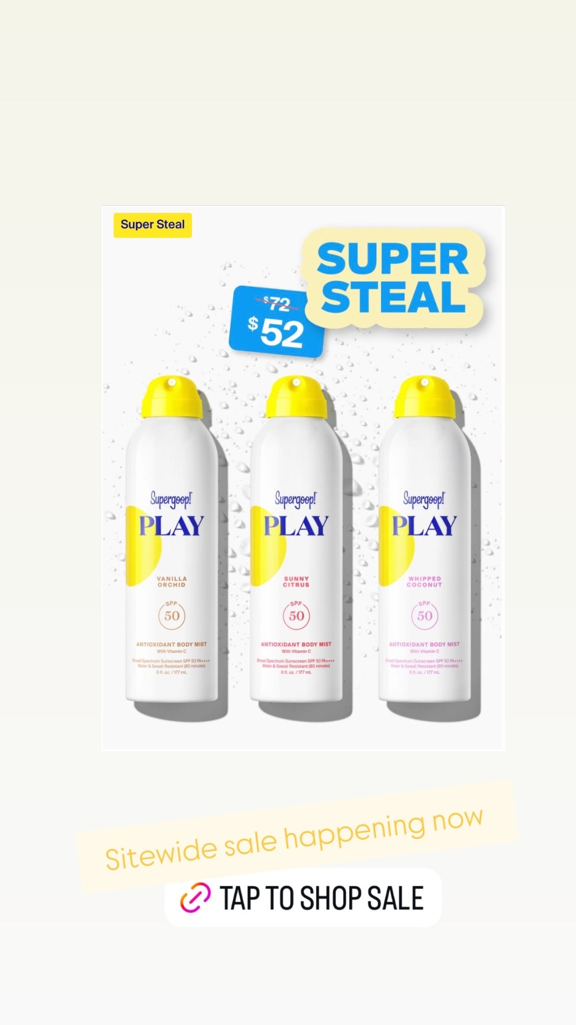 Sitewide sale happening now