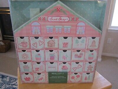 Drawers Sweet Shop Advent Calendar Gingerbread REAL SIMPLE NEW  | eBay | eBay US