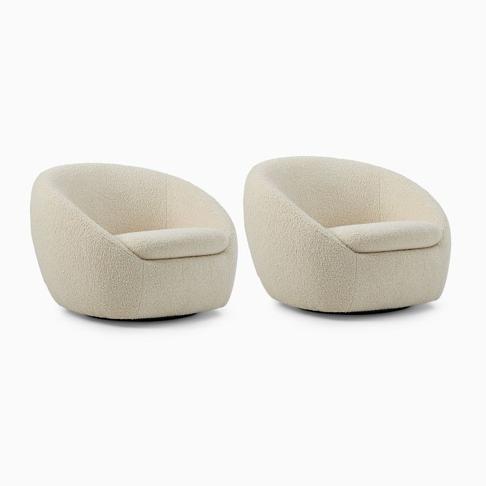 Cozy Swivel Chair | West Elm (US)