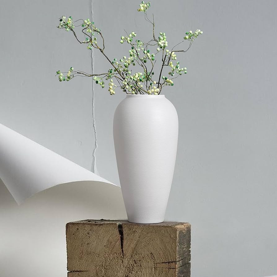 Kokrose Ceramic Table Terracotta Vase,13.4 Inch Decorative Vases for Centerpiece, Big Pottery Vas... | Amazon (US)