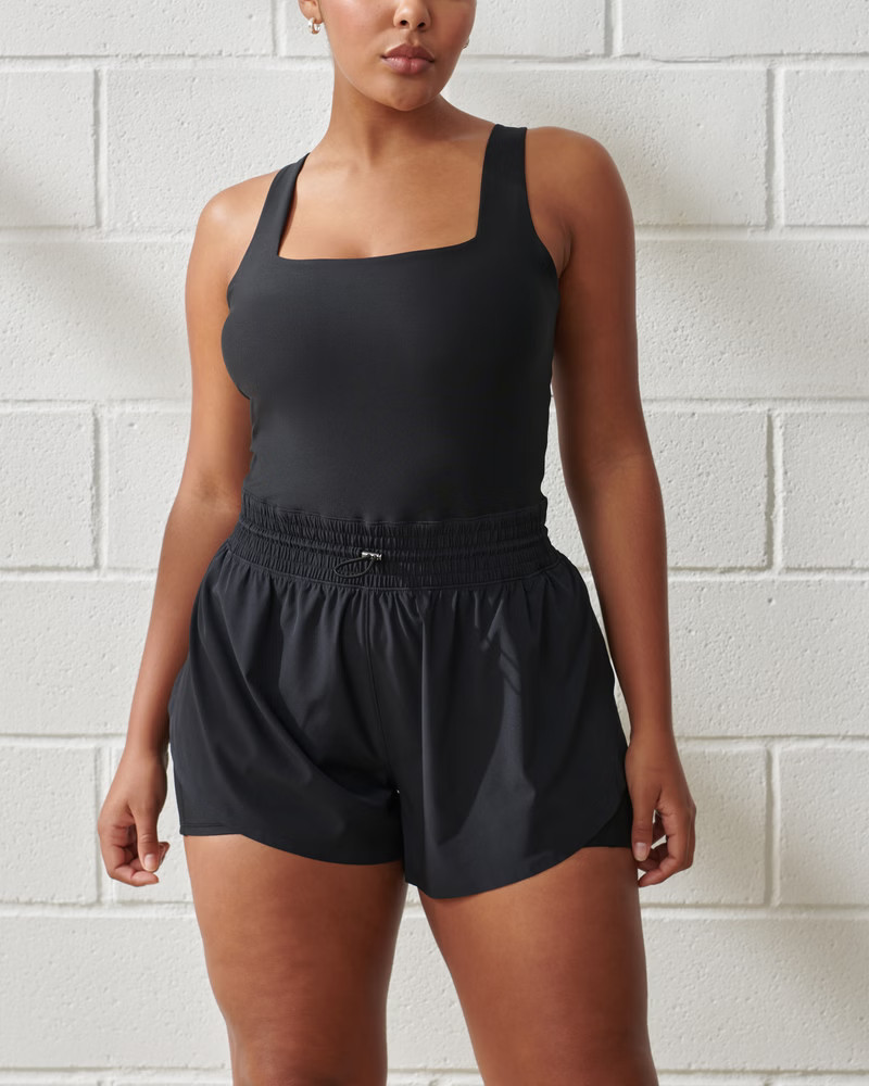 YPB sculptLUX Hybrid Flyaway Onesie | Abercrombie & Fitch (US)