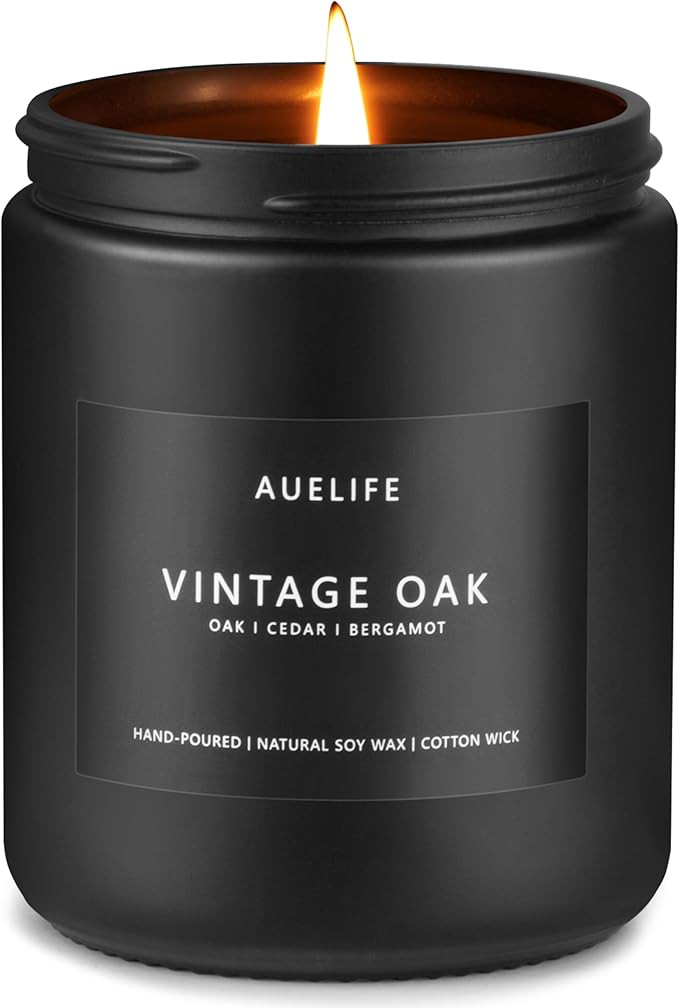 Scented Candles for Men | Vintage Oak Candle - Candle for Men, Manly Candles for Home Scented, Ma... | Amazon (US)