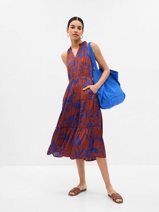 Tiered Midi Dress | Gap (US)