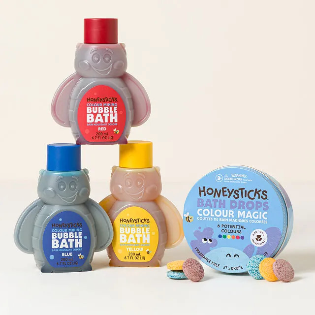 Magic Color Mixing Bath Bubbles or Fizzies | UncommonGoods