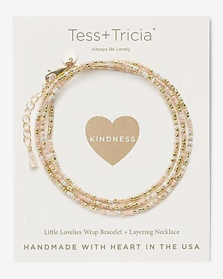 Tess + Tricia Little Lovelies Carded Kindness Bracelet | Express