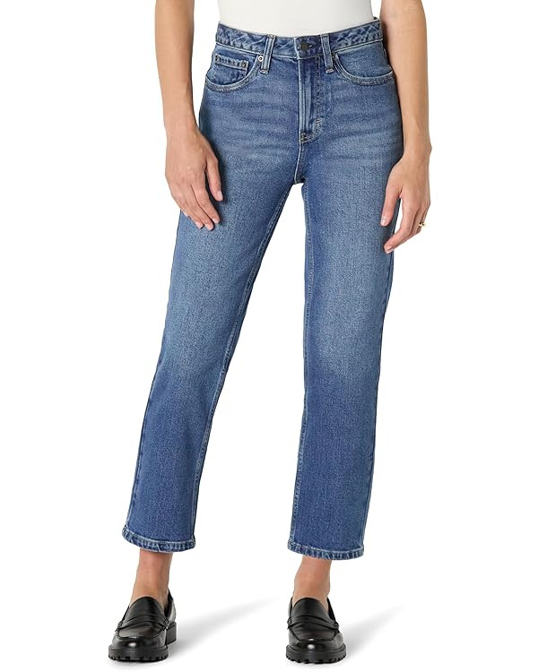 Amazon Essentials Women's High-Rise Straight Leg Jean | Amazon (US)