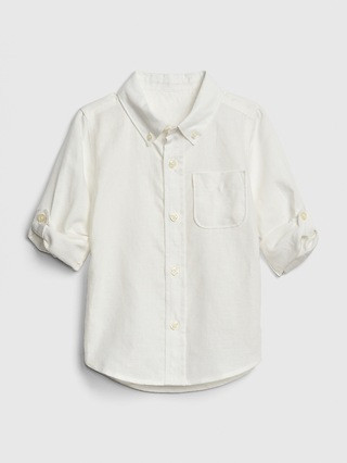 Toddler Convertible Shirt In Linen | Gap US