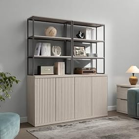 SICOTAS Book Shelf Fluted... | Amazon (US)