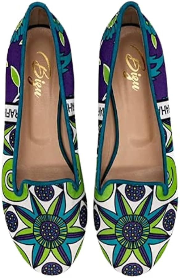 Bizu Stella Ballerina Shoes - Leather Ballerina and Limited-Edition Flat Shoe - Handcrafted Afric... | Amazon (US)