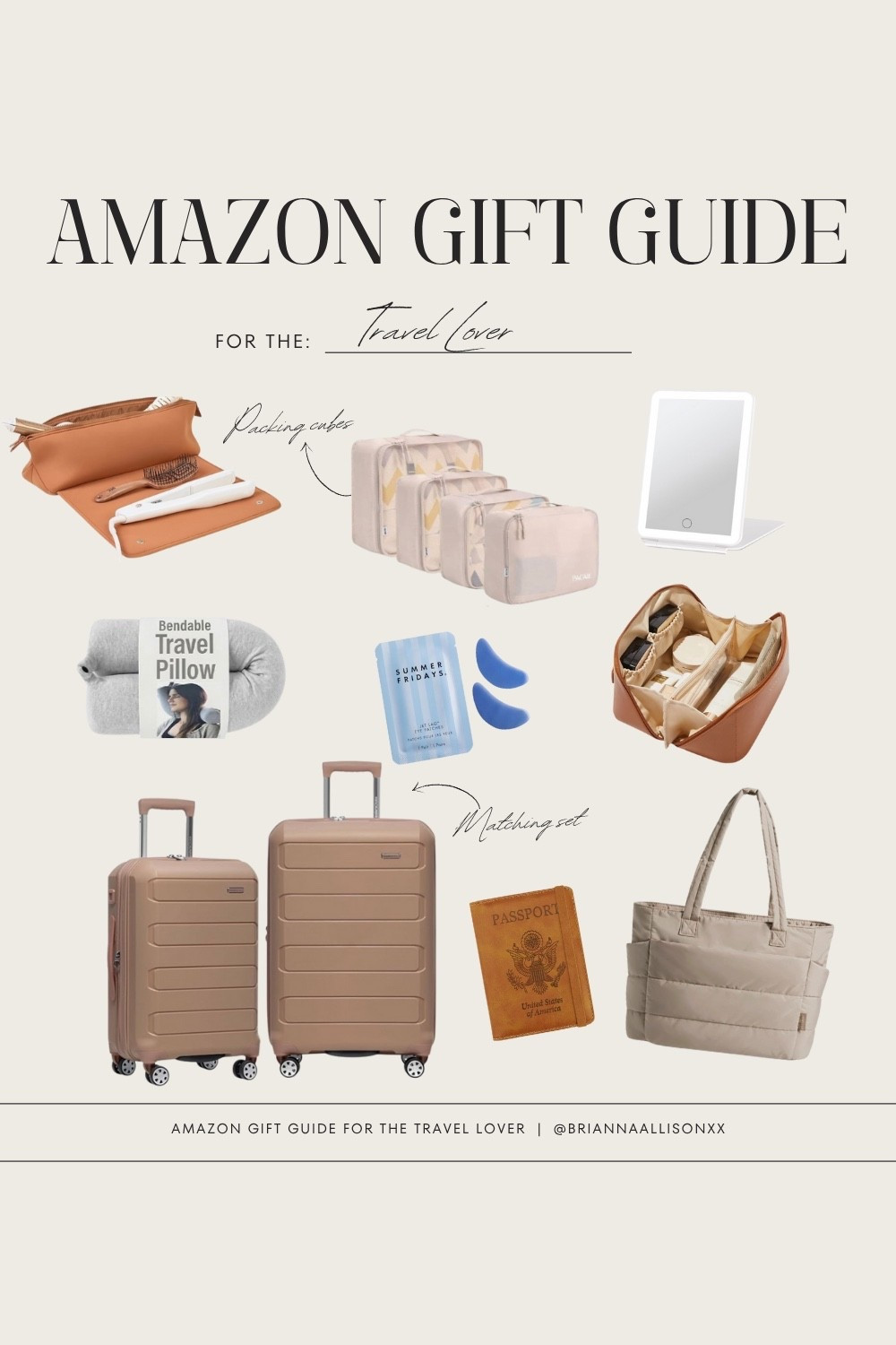 Amazon Christmas Gift Guide for the Travel Lover | Neutral + Chic Travel Essentials

Chic, neutral Amazon travel finds for the girl who’s always planning her next trip — practical, pretty, and perfect for Christmas gifting.
From luggage accessories to everyday travel essentials, these are items she’ll actually use 🤍

Amazon finds, gift guide, Christmas gifts, holiday gifts, travel gifts, travel lover, neutral accessories, travel essentials, gifts for her, LTK holiday


#LTKTravel #LTKHoliday #LTKGiftGuide