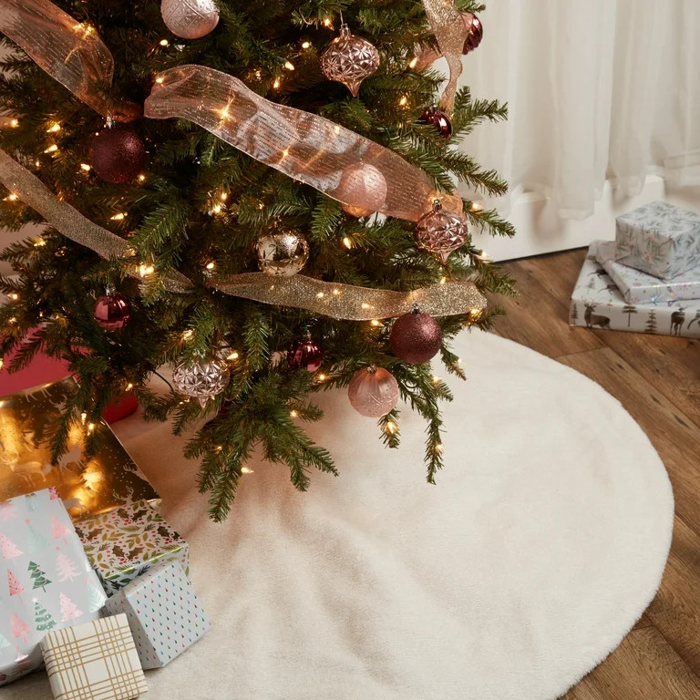 Blush Shatterproof Christmas Ornaments, 1.54 lb, 50 Count, by Holiday Time | Walmart (US)