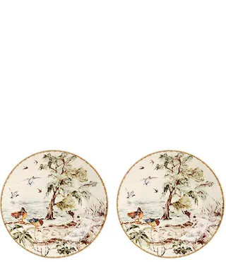 Southern Living Wetlands Collection Dog Accent Plates, Set of 2 | Dillard's | Dillard's