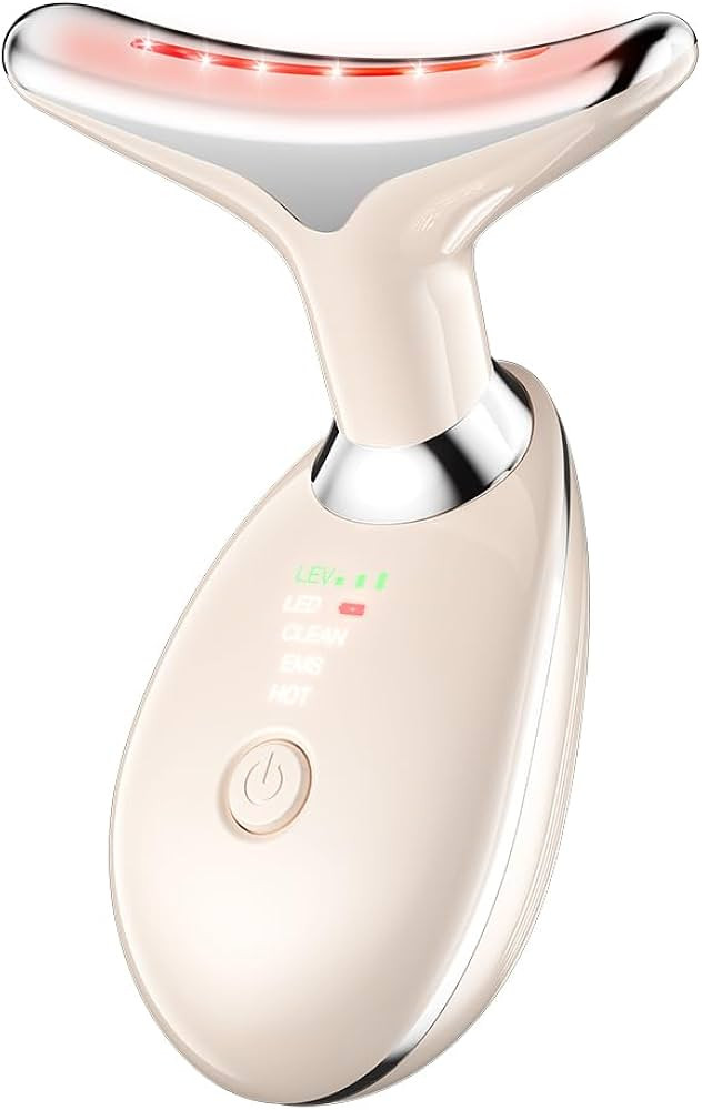 Neck Face Massager, Skin Care Facial Massage Device with Thermal, Triple Action Colour Modes for ... | Amazon (US)