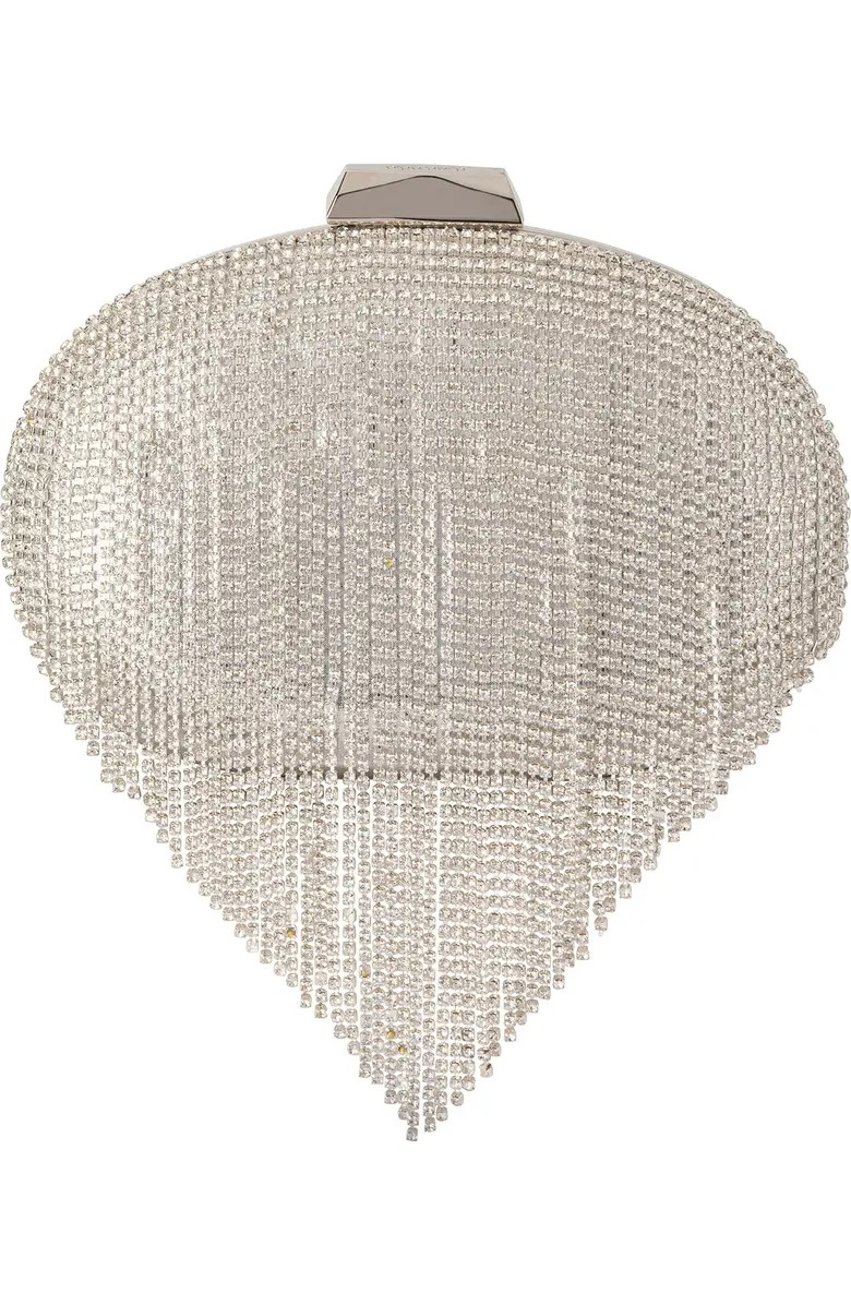 Olga Berg Bria Crystal Fringe Clutch | Nordstrom | Nordstrom