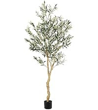 Realead 8ft Tall Faux Olive Tree - Realistic Large Silk Olive Tree Artificial Indoors - Fake Oliv... | Amazon (US)